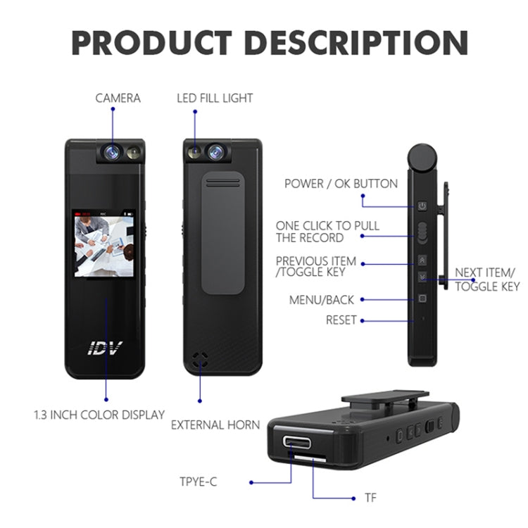iDV L13 1080P Portable HD Mini Audio Video Recorder, L13 iDV L13 1080P Portable HD Mini Audio Video Recorder, L13